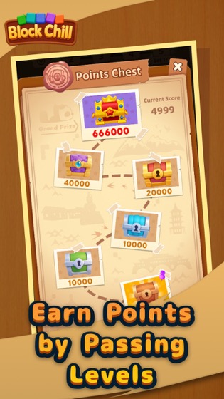 Block Chill score tracking screen